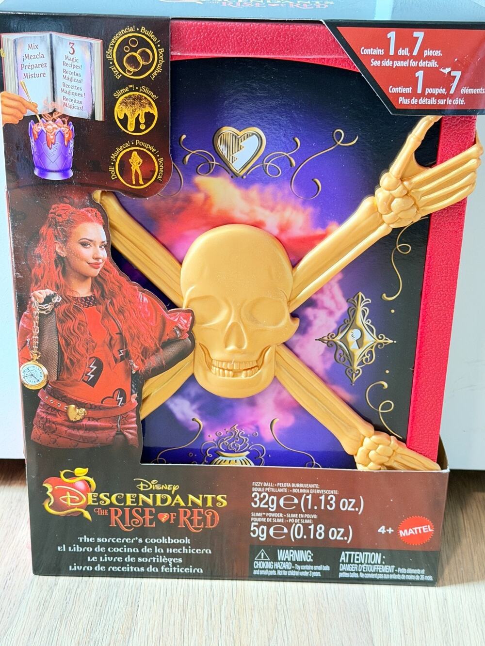 Disney Descendants The Rise Of Red The Sorcerer's Cookbook With Doll & Surprises